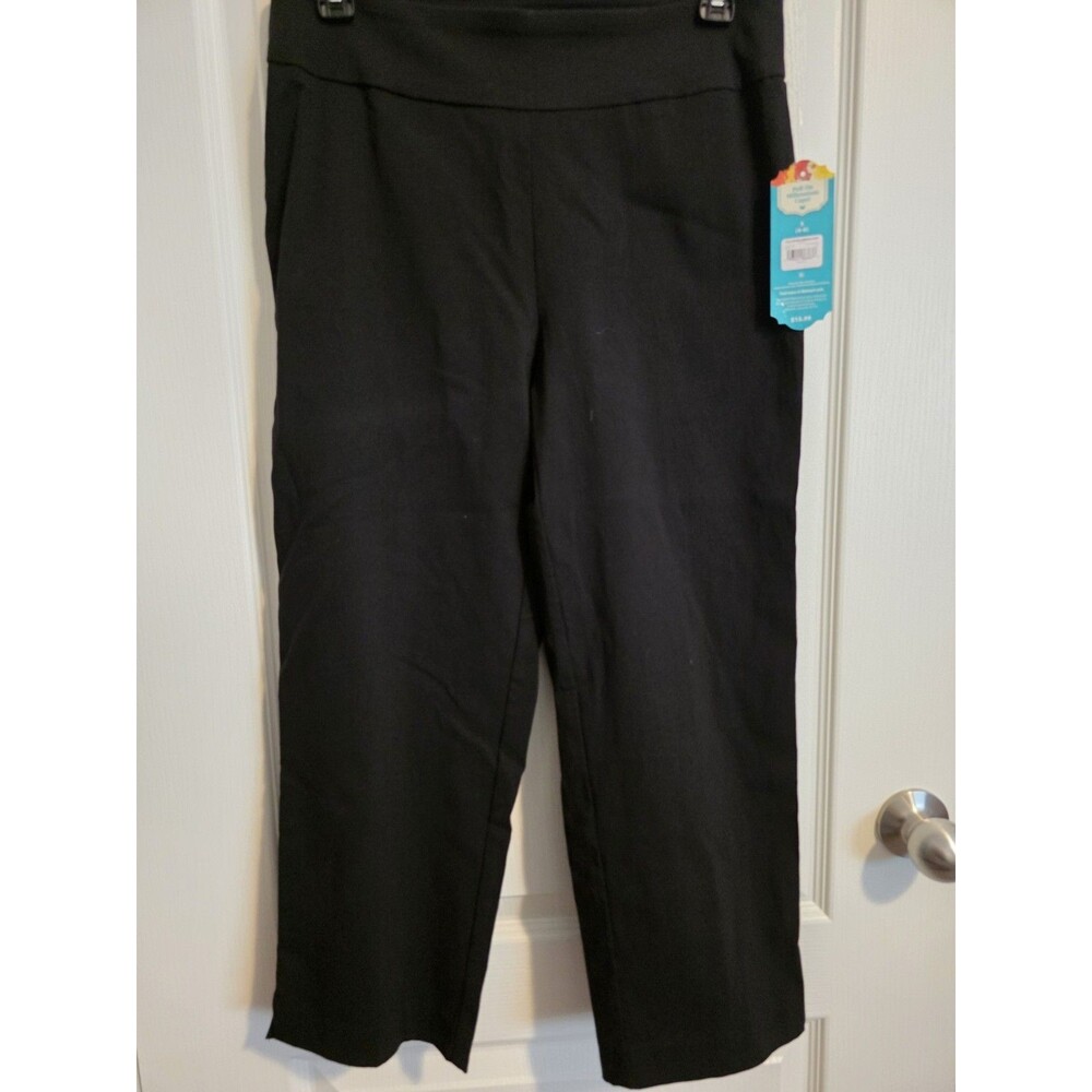 The Pioneer Woman Pull On Millennium Capri Black NWT Womens Small (276)